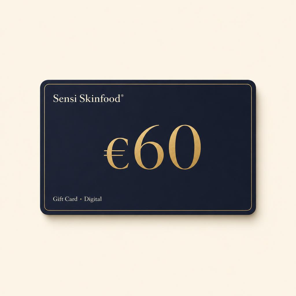 Gift card Sensi Skinfood® · 60 €